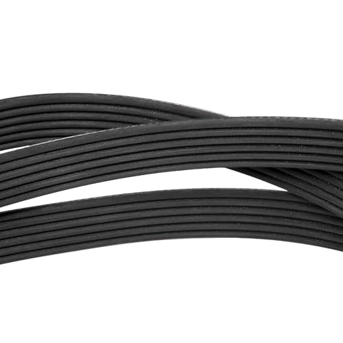 K060930 Serpentine Drive Belt 6-Rib for Cadillac Escalade Chevy Silverado Express Savana Sierra 1500 2500 3500,Avalanche 1500,GMC Yukon XL 4.8L 5.3L 6.0L V8 EPDM Belt Replace 6PK2363 12637204 - size: 6PK2363-2363mm belt