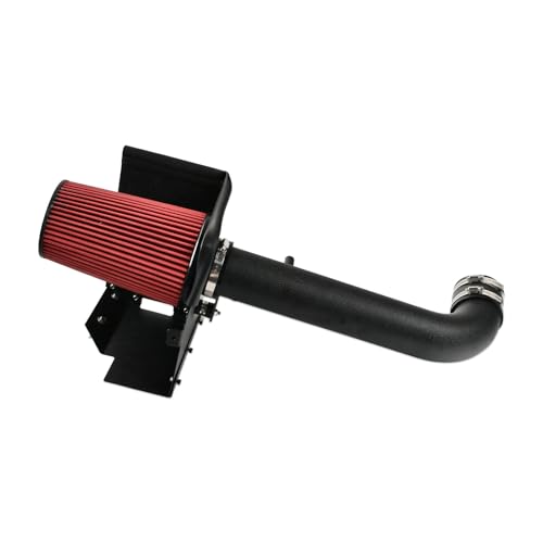 Cold Air Intake System + Heat Shield Compatible with 2012-2018 Jeep - size: 12-18 Jeep Wrangler JK V6 3.6L Sport 4-Door/2-Door