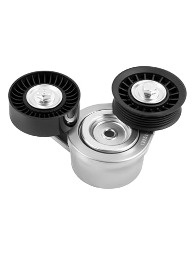 Serpentine Drive Belt Tensioner w/Pulley Kit for 2002-2010 Ram 1500 - size: 39120