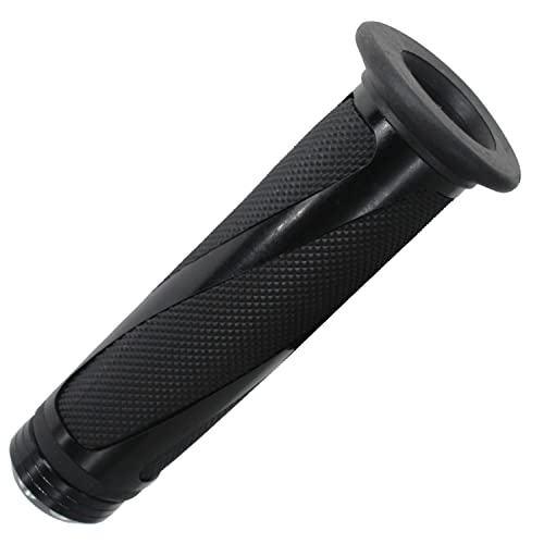 Universal Motorcycle Handlebar Grips Fits for Motorcycles with 7/8" Left Grip and 1" Right - color: Black