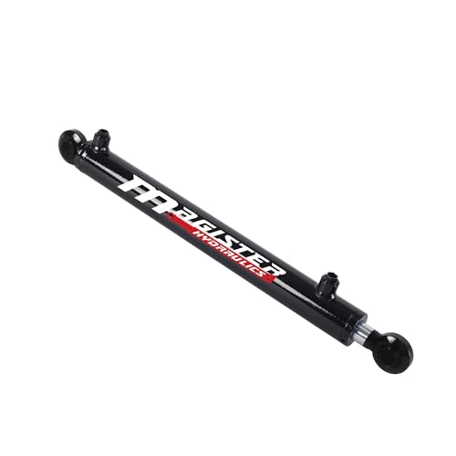 Swivel Ball Welded Hydraulic Cylinder - 1.5" Bore × 14" Stroke × 1" Rod Swivel Eye Hydraulic Ram - Double Acting Hydraulic Piston 3000 PSI - color: 1.5" Bore, size: 14" Stroke