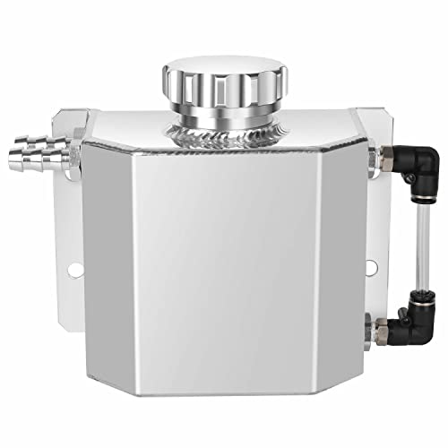 ColQuee 1000ml Aluminum Radiator Coolant Overflow Recovery Reservoir T-6061 aircraft aluminium Bottle Tank USA
