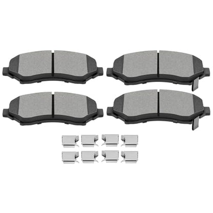 SCITOO D1327 Semi-Metal Brake Pads Kits Front For Chrysler Town & Country - size: Front D1327 [4PCS]