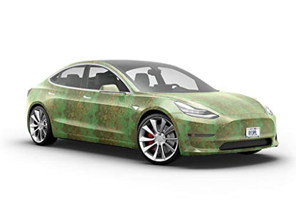 Rwraps Matte Vinyl Car Wrap Film in Bronze Age Rust - 59“ x 1ft - Vehicle Sheet Roll with Adhesive Back and Air Release Technology - color: Bronze Age Rust Matte, size: 59in x 1ft W/ Application Card