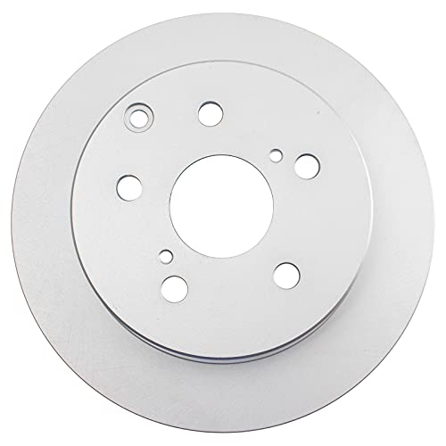 TRQ Front and Rear Brake Rotor Set G Coated - style: BRA15434