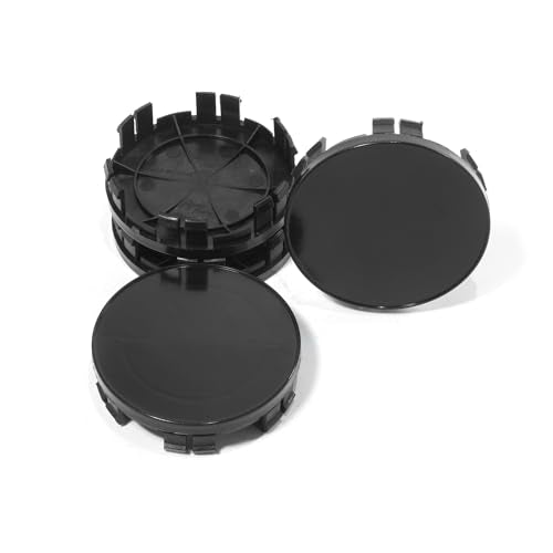 4Pcs 2.95"(75mm) Black Wheel Center Caps for C E G X Z 2500 Class - color: Black