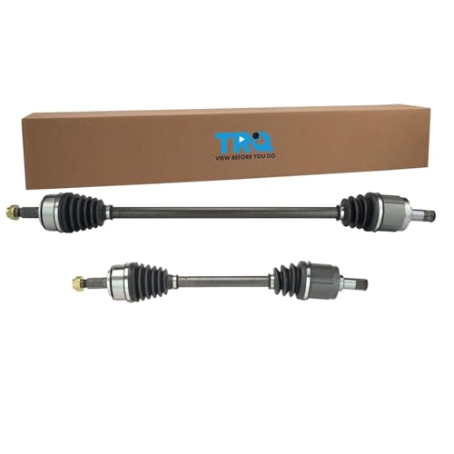 TRQ Front Left and Right CV Axle Assembly Set 2 Piece - style: CSA82477
