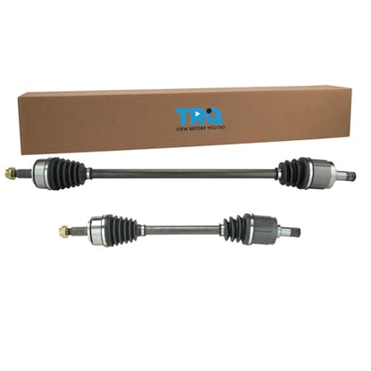 TRQ Front Left and Right CV Axle Assembly Set 2 Piece - style: CSA82477