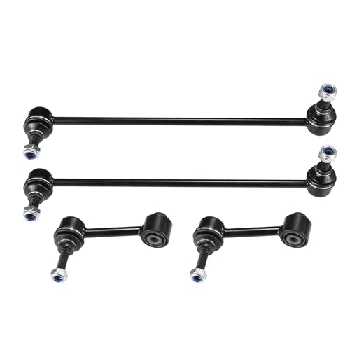 X AUTOHAUX 4pcs Front Rear Sway Bar Links Stabilizer Bar Links Kit for Audi A3 Quattro TT 2006-2013 for VW Beetle Golf Jetta Passat Suspension Kit Stabilizer Link No.K80482/K80478