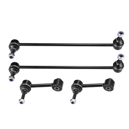 X AUTOHAUX 4pcs Front Rear Sway Bar Links Stabilizer Bar Links Kit for Audi A3 Quattro TT 2006-2013 for VW Beetle Golf Jetta Passat Suspension Kit Stabilizer Link No.K80482/K80478