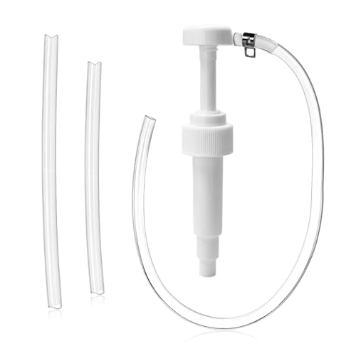 Fluid Pump for Quart Bottles, 8cc Per Pump Stroke Hand Pumps for Standard Quart Bottles, Lower Unit Gear Oil Pumps with Hose for Transfer Gear Oil Transmission Differential Fluid - color: 8CC