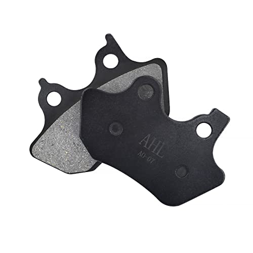 AHL Semi-metallic Front & Rear Brake Pads Set for Harley 2000-2007 FXST Softail Standard，2000-2007 FXSTB Night Train，2001 2002 2003 2004 2005 2006 FXSTBI Night Train