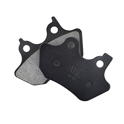 AHL Semi-metallic Front & Rear Brake Pads Set for Harley 2000-2007 FXST Softail Standard，2000-2007 FXSTB Night Train，2001 2002 2003 2004 2005 2006 FXSTBI Night Train