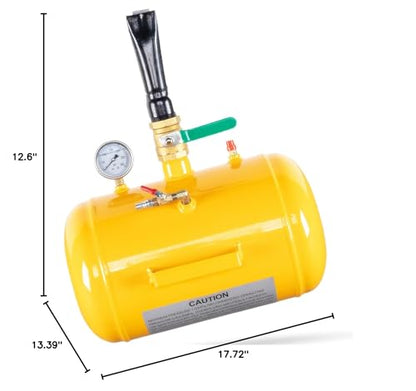 5 Gallon Tire Bead Seater Tank, Yellow - color: Yellow