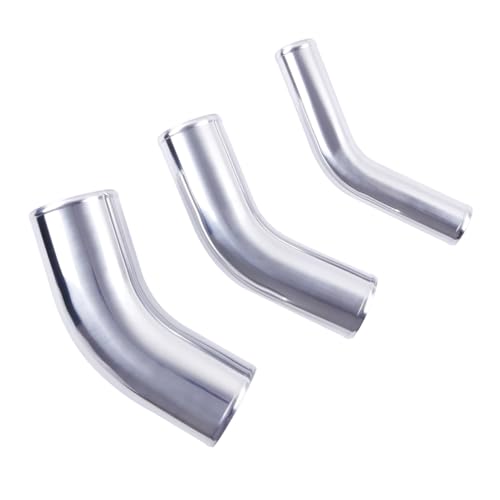 Aluminum Pipe Tube Intercooler Hose 45 Degree 25mm(1"), 6061 Aluminu Air Intake Tube, Length 5.9" (150mm) One Leg, Thickness 2 mm - size: OD25(1"), style: 45 Degree