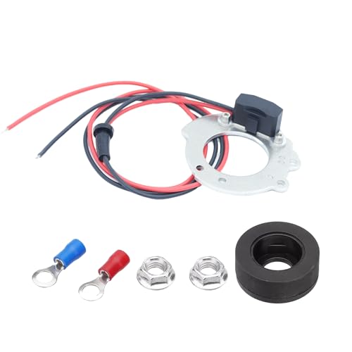 1244A Electronic Ignition Module Kit Waterproof Compatible with Ford Tractors 2N 9N 8N 500-800 Series V4 4 Cylinder 12V Replace OE 311185 8N12127B FDN12127A FAC12127D - size: 1244A