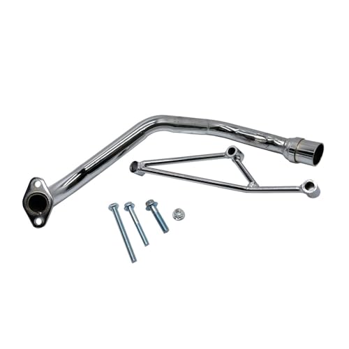 MMG Exhaust System Muffler, GY6 125cc/150cc, Black Finish