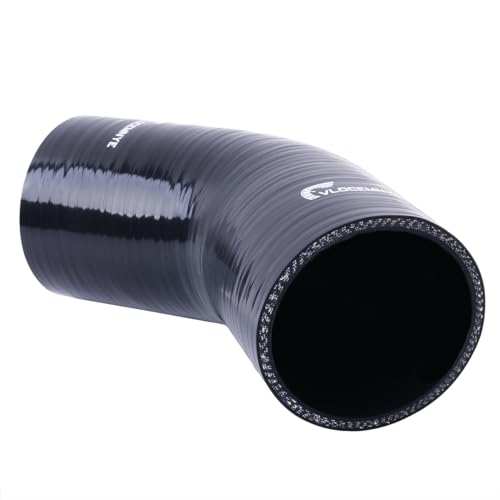 Silicone Reinforced Turbo/Intercooler/Intake Piping Coupler Industrial Hydraulic Hoses 4-Ply(5.4mm) (45 Degree ID 3 inch (76mm)) - style: 45 Degree ID 3 inch (76mm)
