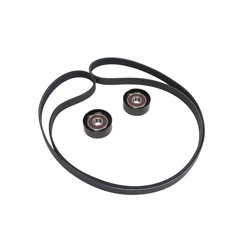 Drive Belt Kit with Belt Tensioner & Idler Pulleys