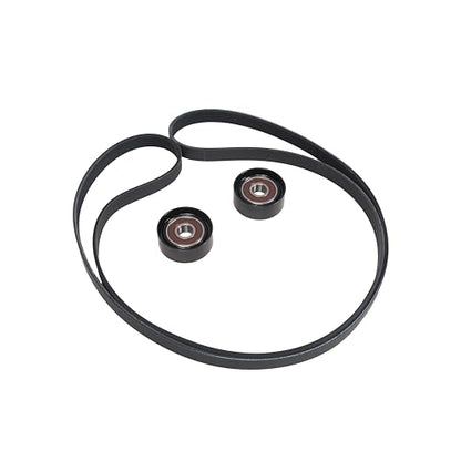 Drive Belt Kit with Belt Tensioner & Idler Pulleys