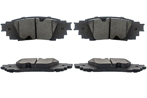 Brakes Premium Ceramic Replacement Front Brake Pad Set for Lexus RX350 RX450h RX350L RX450hL - style: D1879-1