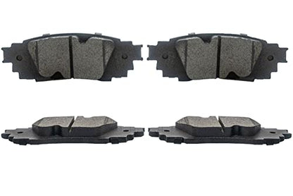 Brakes Premium Ceramic Replacement Front Brake Pad Set for Lexus RX350 RX450h RX350L RX450hL - style: D1879-1