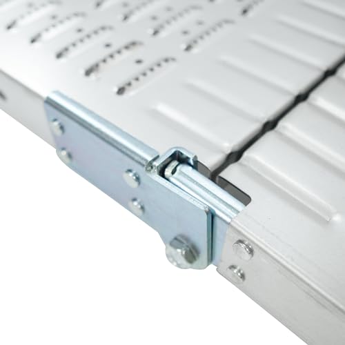 ThunderBay 73'' x 9''Loading Ramp Set Pack of 2 Folding Ramp Folding Galvanized Steel 880 lbs Max Folding Ramp for ATV,Motorcycle,Truck,Quad,Lawn Mower,Snow Blower,Dirt Bikes,Carts,Trailers,Car Tailg