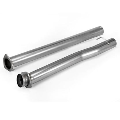 Stainless Steel Exhaust Pipe Kit for 2011-2017 Ford F250 F350 F450 Super Duty 6.7L 4" Powerstroke Diesel - size: for 2011-2017 F250 F350 F450