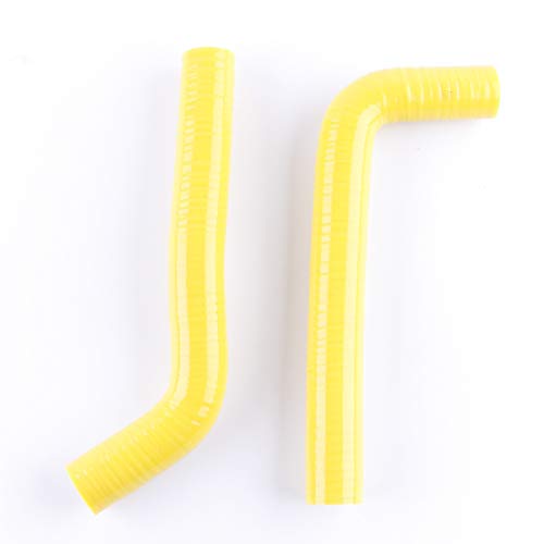 ATV Silicone Coolant Radiator Hose Kit Fits For Yamaha YFZ 450 yfz450 04-08 (Yellow) - color: Yellow