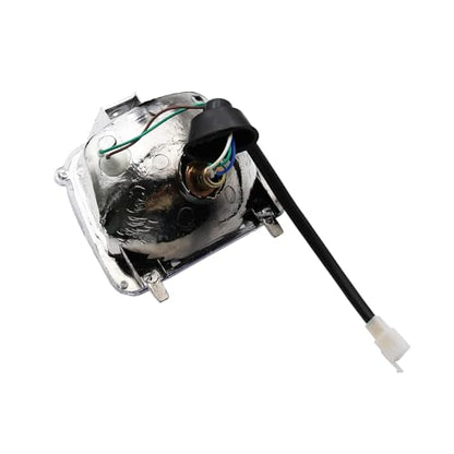PRO BAT 12V Lamp Headlight w/Rear LED Tail Brake Light 3 Pin Female Plug