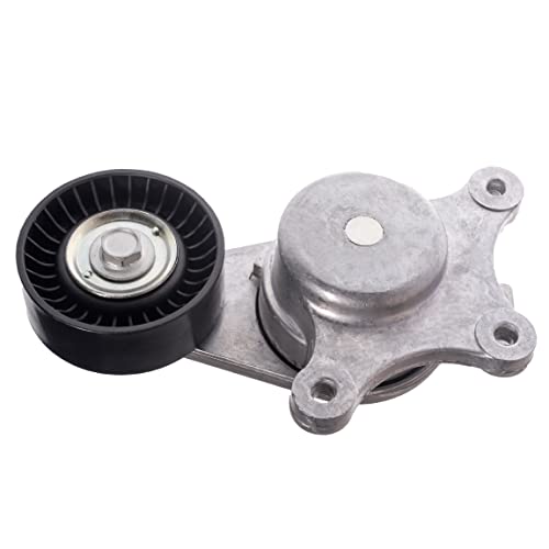 38485 Drive Belt Tensioner Assembly (For 3.5L/3.7L) Fit For 07-14 Fo-rd Edge [11-19 Explorer] 09-19 Flex Taurus /09-16 Li-ncoln MKS [10-19 MKT] 07-18 MKX /09-13 Ma-zda 6 (OE# 7T4Z6B209AA) - size: 38485