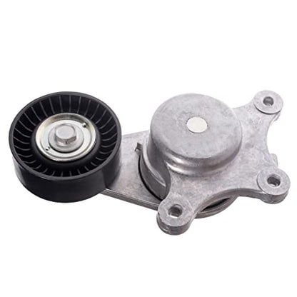 38485 Drive Belt Tensioner Assembly (For 3.5L/3.7L) Fit For 07-14 Fo-rd Edge [11-19 Explorer] 09-19 Flex Taurus /09-16 Li-ncoln MKS [10-19 MKT] 07-18 MKX /09-13 Ma-zda 6 (OE# 7T4Z6B209AA) - size: 38485