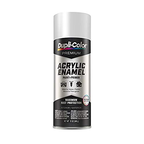 Dupli-Color EPAE11100 Premium Acrylic Enamel Spray Paint - White - 12 oz. Aerosol Can - color: White