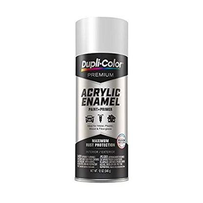 Dupli-Color EPAE11100 Premium Acrylic Enamel Spray Paint - White - 12 oz. Aerosol Can - color: White