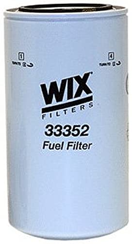 WIX 33352 Fuel Filter Replacement Compatible with Caterpillar, Komatsu, Nissan (6 Micron)