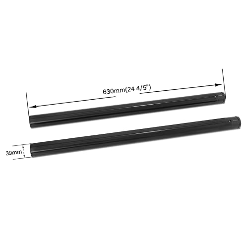 TOFR 39mm Fork Tubes for Harley Sportser XL 883 1200 OEM 45395-09 46218-05 - color: Black, size: 24 4/5"