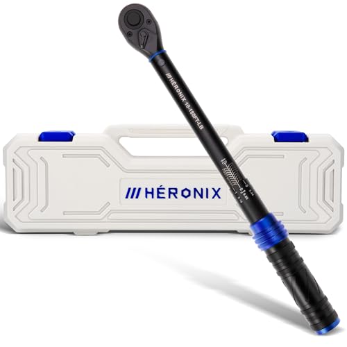 1/2 Inch Drive Click Torque Wrench, 10–180 Ft.Lb/13.6–244.0 Nm ±3% Accuracy, 72-Tooth Dual-Direction Ratchet, Adjustable Newton Meter Torque Wrenches for Motorcycle,Car & Bicycle Repair - size: 1/2" DR.『10-180 FT.LB』