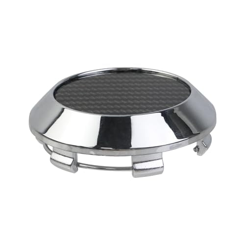Modengzhe 4PCS Wheel Center Caps, 70mm Wheel Rim Hub Center Covers (Silver) - color: Silver, size: Outer 70MM , Inner 66MM