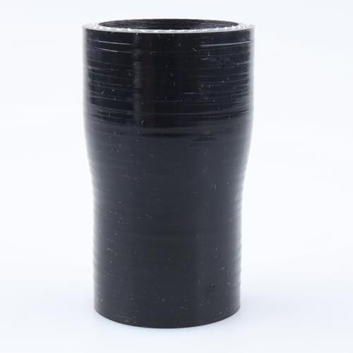 AC PERFORMANCE ID 1.5" to 1.25" Straight Silicone Hose Reducer Black - color: Black, size: ID 1.5" to 1.25" (38mm to 32mm)