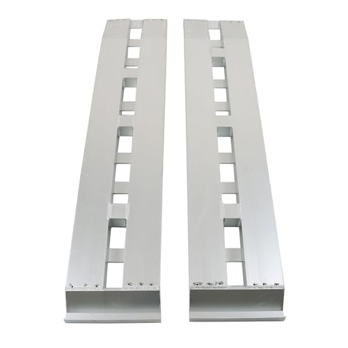 Silscvtt 2 Pcs 60 Inch x 12 Inch Aluminum Trailer Ramps