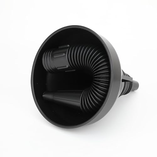 5-Piece Automotive Oil Funnel Set with Flexible Neck, Filter Screen, Wide Mouth for Gas, Oil, Coolant, Engine Oil