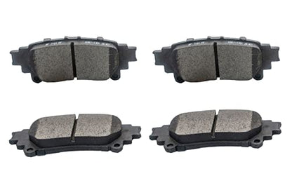 Replacement for Front & Rear Ceramic Brake Pads D1324,D1391 - LEXUS RX350, RX450h, Highlander, Sienna 2010-2018 - style: D1324-D1391