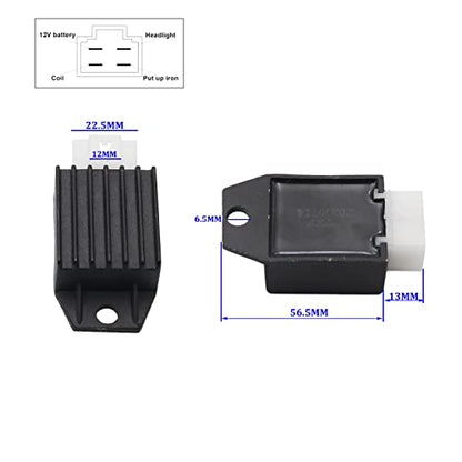 12V 4 Pin Voltage Rectifier Regulator for 50cc 90cc 110cc 125cc 150cc PIT Quad Dirt Bike ATV Buggy Scooter Moped