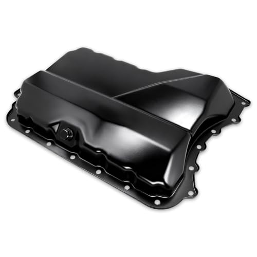 Lower Engine Oil Pan Sump with Drain Plug, Compatible with 2005-2018 Volkswagen Jetta, 2012-2018 Passat, 2010-2014 Golf, 2006-2019 Beetle, 2006-2009 Rabbit, 2010-2013 Golf SportWagen, 2.5L