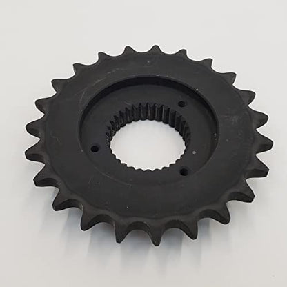 23 Tooth Belt-to-Chain Drive Conversion Front Transmission Sprocket with ½” Offset & Wheel Spacer for 1985-1994 Harley FXR & 1986-1999 Harley Softail 5-Speed Models – Recommended for 530 Chain