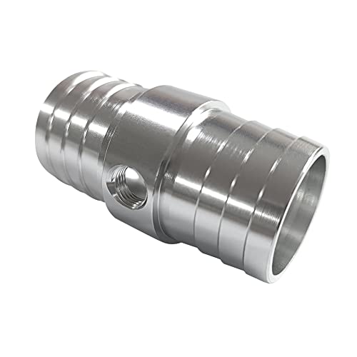 1-1/2" Aluminum Hose Barb Repair Fitting with 1/8" NPT Port 1 pcs - size: 1-1/2"x1-1/2" with 1/8"NPT port