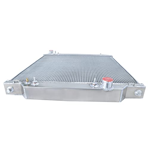 Aluminum Radiator for 2003-2007 Ford Excursion F250 F350 F450 Super Duty Pickup Truck 6.0L Powerstroke V8 Diesel, 3 Row Full Performance Aluminium Radiator - size: 3-Row Radiator w/CNC Cap