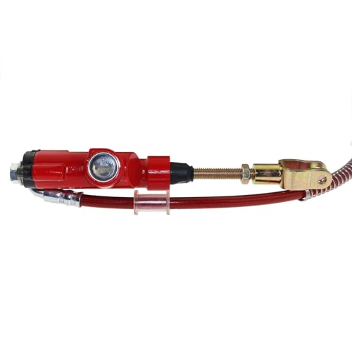 PRO BAT Rear Disc Brake Master Cylinder Caliper Assembly - color: Red