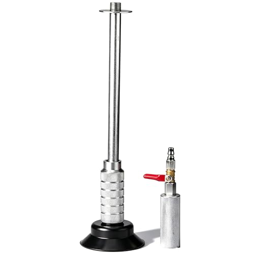 Pneumatic Dent Puller, Pneumatic Suction Cup Dent Puller with 3 Suction Cups (3.2", 4.7", 6.1”), Car Dent Puller Kit, Auto Body Dent Repair Kit, 23.2” Length