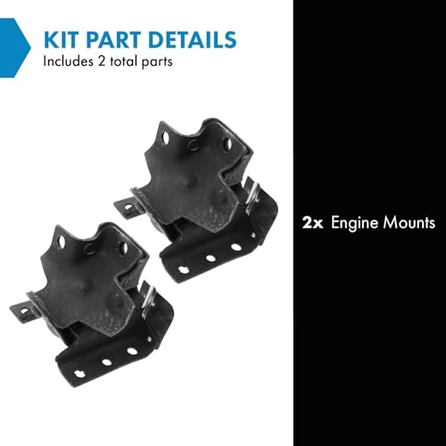 TRQ Engine Motor Mounts Left & Right Pair Set - style: MTA71119